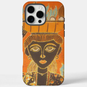 iPhone 16 Pro Max Case Femme africaine portant panier d'art