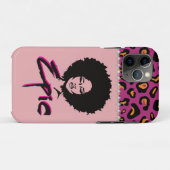 Coques Case-Mate iPhone Femme afro-américaine noire (Dos (Horizontal))
