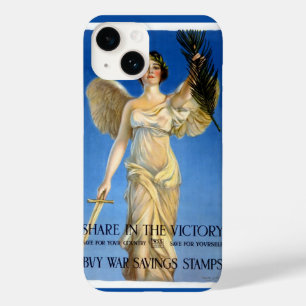 Coque Pour iPhone 14 Femme angélique patriotique vintage, achetez des b