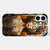 Coques Case-Mate iPhone Femme Art Déco Abstraite (Verso (horizontal))
