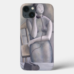 Etui iPhone 13 Femme au téléphone 1995