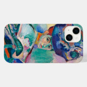 Coques Case-Mate iPhone Femme avec Casquette par Henri Matisse (Verso (horizontal))
