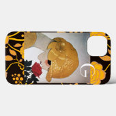 COQUES Case-Mate iPhone FEMME AVEC MONOGRAMME ROSE ROUGE (Verso (horizontal))