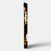 COQUES Case-Mate iPhone FEMME AVEC MONOGRAMME ROSE ROUGE (Verso / Gauche)