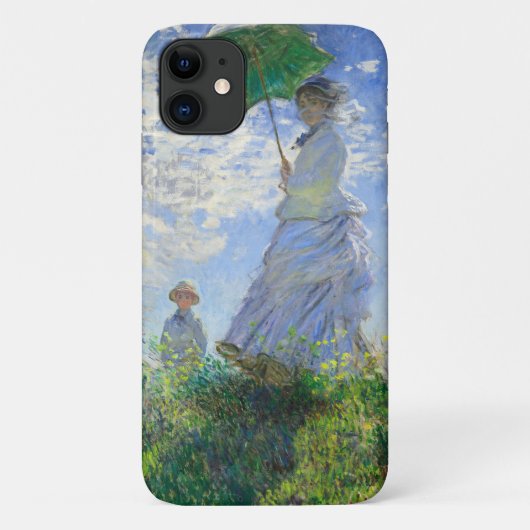 Coques Case-Mate iPhone Femme avec Parasol, Madame Monet et Son Fils (Dos)