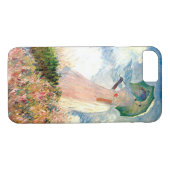 Coques Case-Mate iPhone "Femme avec Parasol Promenade Monet" (Dos (Horizontal))