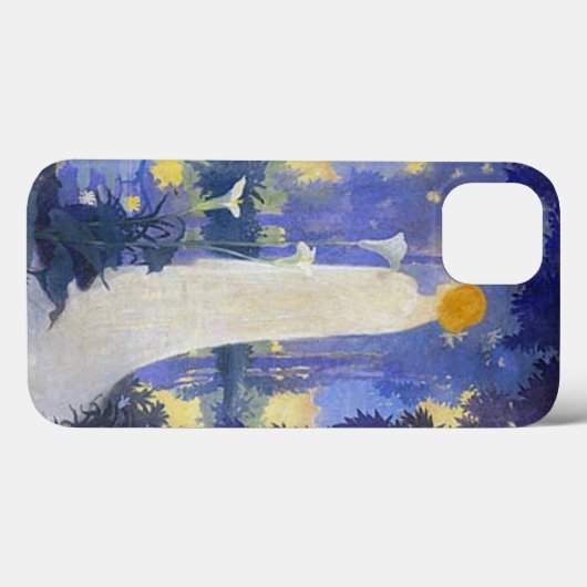 Coques Case-Mate iPhone Femme blanche avec Lys Calla (Verso (horizontal))