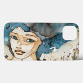 Coques Case-Mate iPhone Femme bleue (Verso (horizontal))