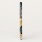 Coques Case-Mate iPhone Femme bleue (Dos/Gauche)