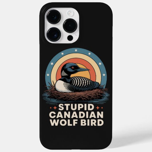 Coques Case-Mate iPhone femme canadienne idiote (Verso)