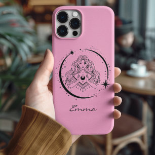 Case-Mate iPhone Case Femme céleste, étoiles de lune, boho, astronomie é