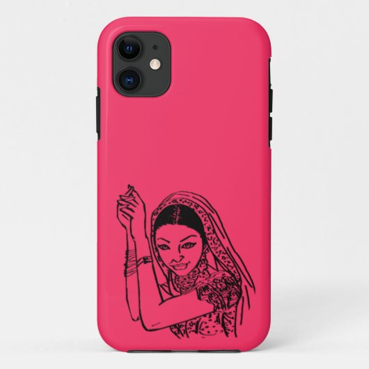 Coques Case-Mate iPhone Femme dansante indienne (Dos)