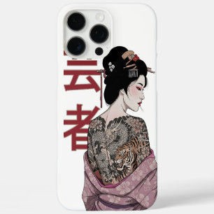 Coques iPhone 16 Pro Max Femme d'art Giesha