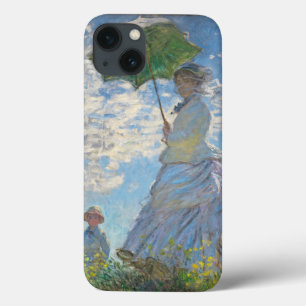 Etui iPhone 13 Femme de Claude Monet   avec un parasol