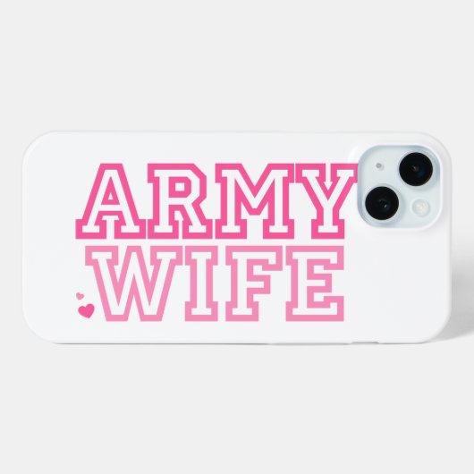 Coques Case-Mate iPhone Femme de l'armée (Verso (horizontal))