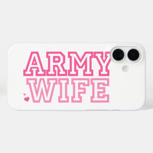 Coques Case-Mate iPhone Femme de l'armée (Verso (horizontal))