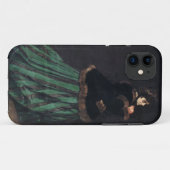 Coques Case-Mate iPhone Femme de Monet en robe verte (Dos (Horizontal))