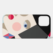 Coques Case-Mate iPhone Femme design branchée. Style moderniste femme h (Verso (horizontal))