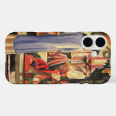 Coques Case-Mate iPhone Femme devant une vitrine d'August Macke (Verso (horizontal))