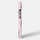 Coques Case-Mate iPhone Femme "Éffrayant Babe" Fantôme d'Halloween - Rose  (Verso / Gauche)