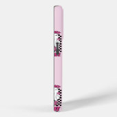 Coques Case-Mate iPhone Femme "Éffrayant Babe" Fantôme d'Halloween - Rose  (Verso / Droite)