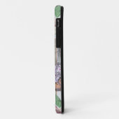 Coques Case-Mate iPhone Femme élégante bleue Robe florale Chic (Dos/Gauche)