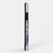 Coques Case-Mate iPhone Femme élégante bleue Robe florale Chic (Dos/Droite)