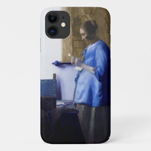 Coques Case-Mate iPhone Femme en bleu, Johannes Vermeer (Dos)