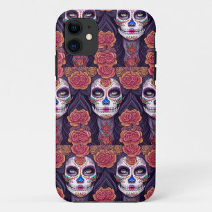 Case-Mate iPhone Case Femme en maquillage crâne sucre