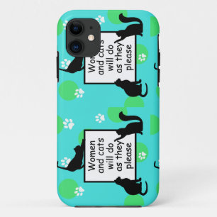 Case-Mate iPhone Case Femme et chats feront ce qu'ils veulent