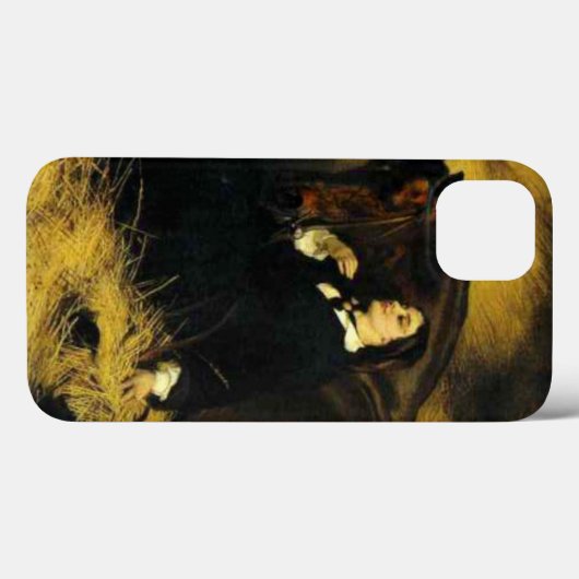Coques Case-Mate iPhone Femme et Cheval (Verso (horizontal))
