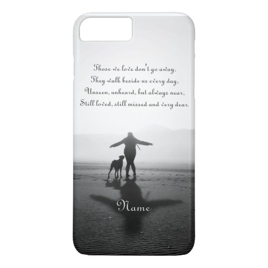 Coques Case-Mate iPhone Femme et chien - la seule dans le monde (Dos)