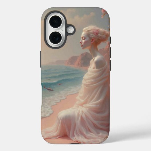 Coques Case-Mate iPhone Femme éthérée sur Dreamy Beach (Verso)