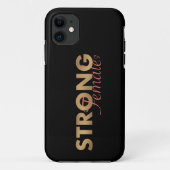 Coques Case-Mate iPhone Femme forte - Autonomisation des femmes (Dos)