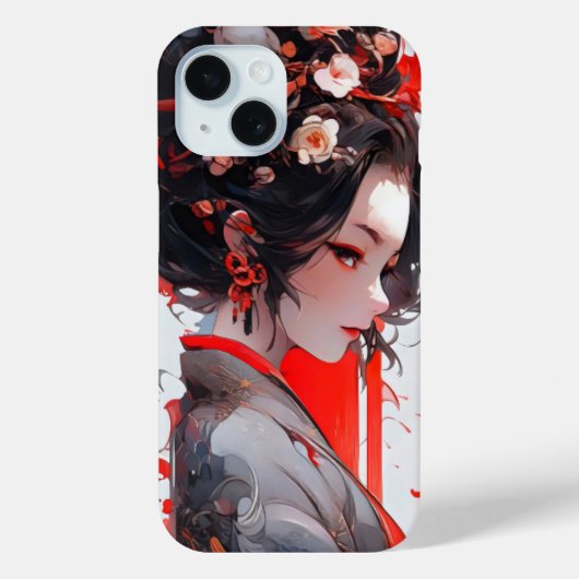 Coques Case-Mate iPhone Femme Geisha Anime (Verso)