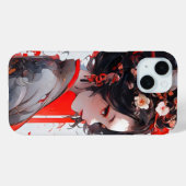 Coques Case-Mate iPhone Femme Geisha Anime (Verso (horizontal))