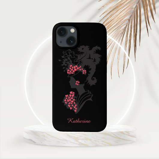 Coques Case-Mate iPhone Femme haute mode ombragée avec des accents roses
