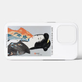 Coques Case-Mate iPhone Femme japonaise tenant sa serviette - Goyō Hashigu (Verso (horizontal))