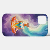 Coques Case-Mate iPhone Femme méditative & Soft Pastel Energy (Verso (horizontal))