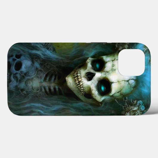 Coques Case-Mate iPhone Femme morte Squelette Horreur (Verso (horizontal))