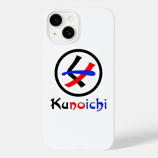Coques Case-Mate iPhone Femme Ninja Kunoichi く ノ 一 (Verso)