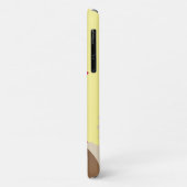 Coques Case-Mate iPhone Femme noire, Fleur dans son frère blonde, Monogram (Dos/Gauche)