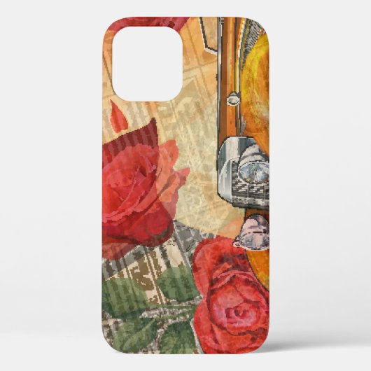 Coques Case-Mate iPhone Femme parisienne : Tour Eiffel Retro. (Verso)