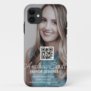 Case-Mate iPhone Case Femme patronne d'entreprise ajouter photo nom q r