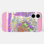 Coques Case-Mate iPhone Femme portant des verres verts (Verso (horizontal))