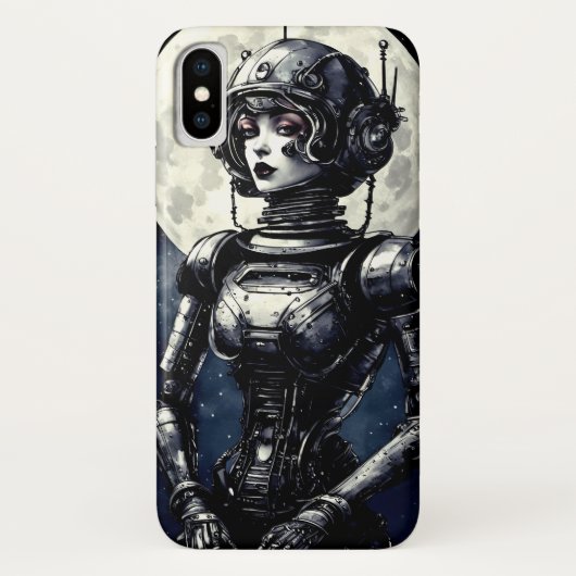 Coques Case-Mate iPhone Femme-robot IV (Dos)