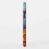 COQUES Case-Mate iPhone FEMME ROMANTIQUE AVEC PÂTE DE PEACOCK ÉCLANTE (Dos/Droite)