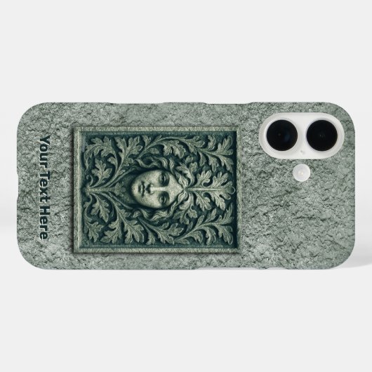 Coques Case-Mate iPhone Femme verte - Pierre (Verso (horizontal))
