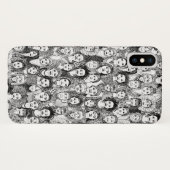 Coques Case-Mate iPhone femmes du monde noir blanc (Dos (Horizontal))