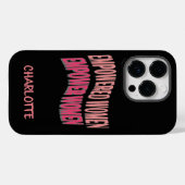 Coques Case-Mate iPhone Femmes - Noir (Verso (horizontal))